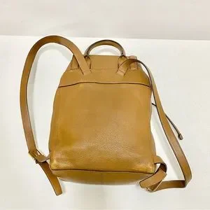 Tory Burch Brown Serif Tan Leather Backpack Tory Burch | Bags | Tory Burch Serif T Leather Backpack  main image 3